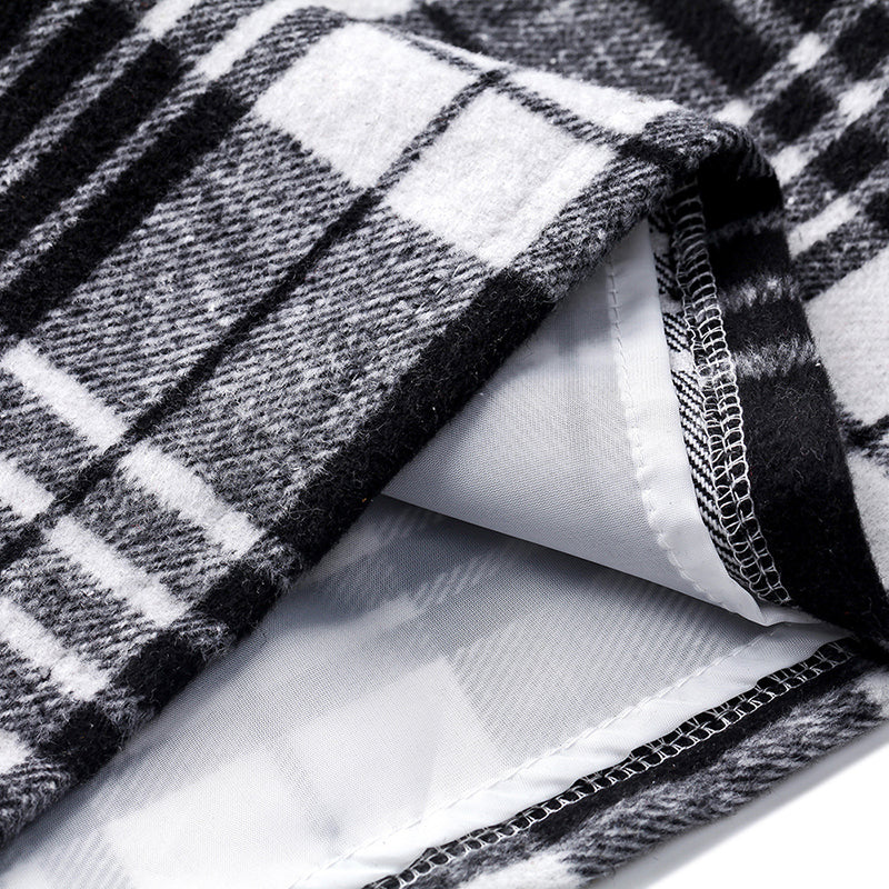 Womens High Waist Plaid Skirt Bodycon Pencil Mini Skirts