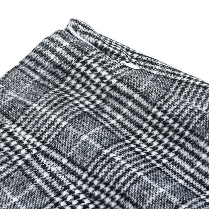 Womens High Waist Plaid Skirt Bodycon Pencil Mini Skirts