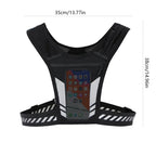 Ultra Light Running Vest with Phone Pocket Water Bottle Holder Breathable Hydration Pack for Outdoor Sports Cycling Hiking Trail