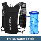Outdoor Trail Running Ultralight Backpack Hydration Jogging Vest Breathable Marathon Running Backpack with Water Bottle