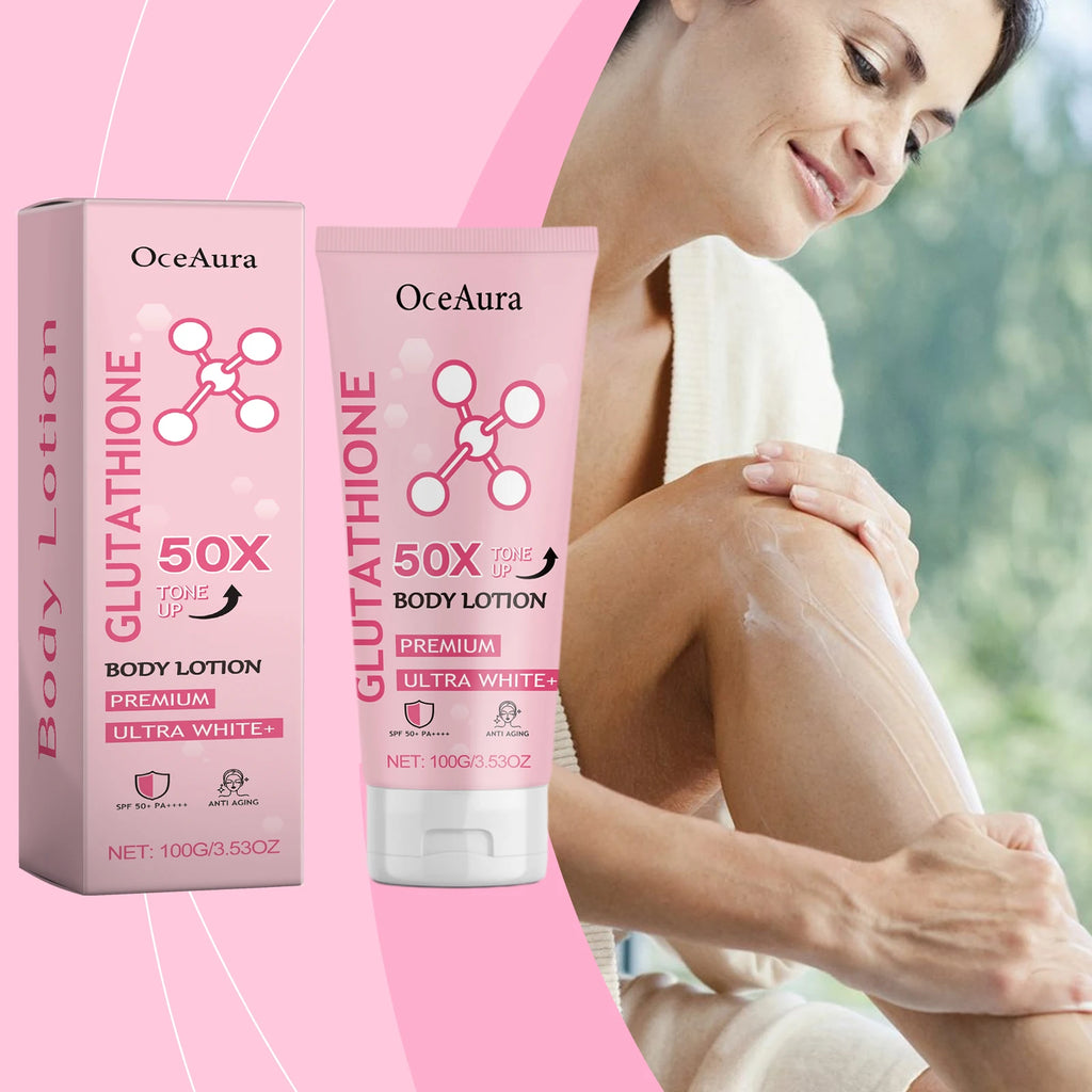 Oceaura Glowing Skin Body Lotion Moisturizing Smoothing Nourishing Skin Easy To Carry Reduce Dryness Brightening Tone Body Cream