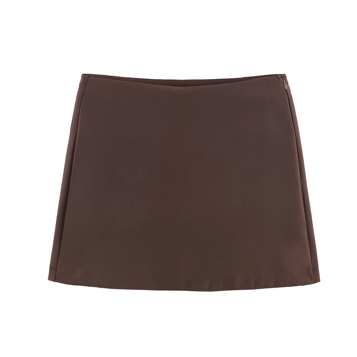 TFMLN New Spring Women Solid Skort Fashion Causal Side Zipper Mini Shorts Skirts Vintage High Waist Streetwear Shorts Skirts