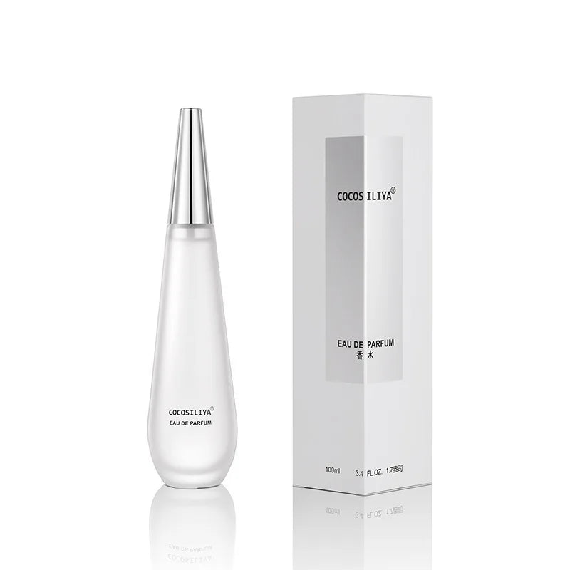 100ml Women’s Elegant Floral Eau De Parfum Long Lasting Fresh Floral Woody Fragrance with Lotus Rose Peony Amber and Musk