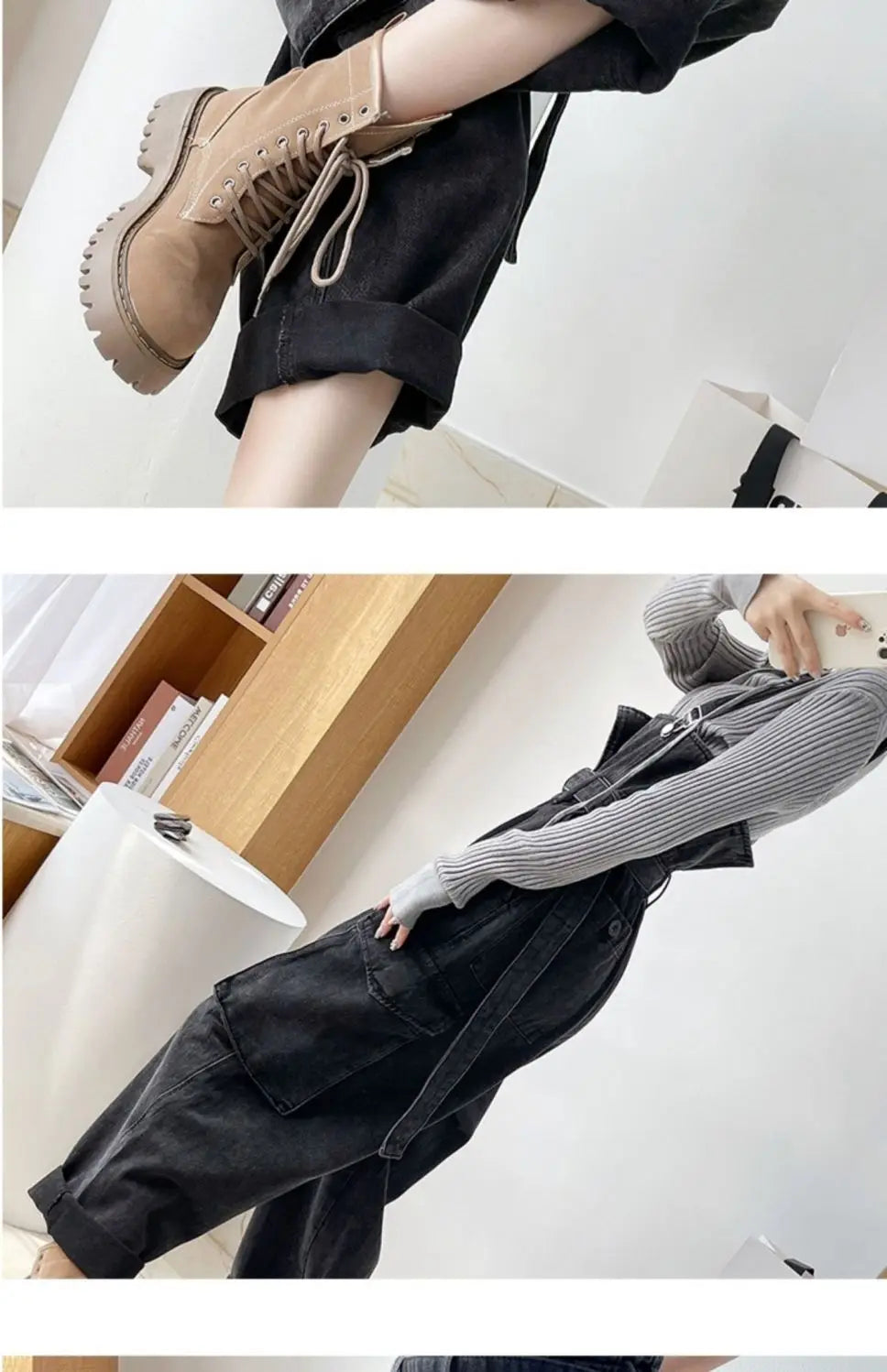 Jumpsuits Women Design Cool Autumn Simple All-match Belt Leisure Retro Korean Style Comfortable Classic Ladies Streetwear New