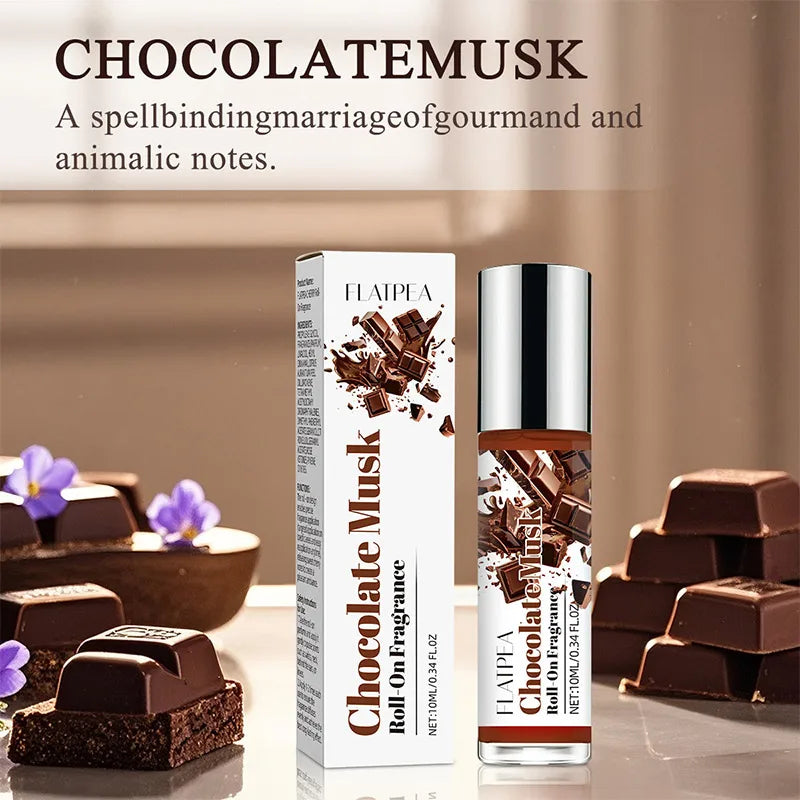 Chocolate Musk Roll-On Perfume - Long-Lasting Gourmand Scent