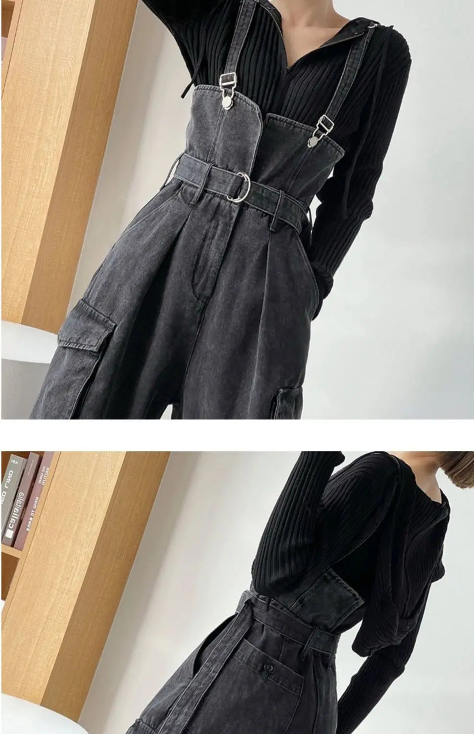 Jumpsuits Women Design Cool Autumn Simple All-match Belt Leisure Retro Korean Style Comfortable Classic Ladies Streetwear New
