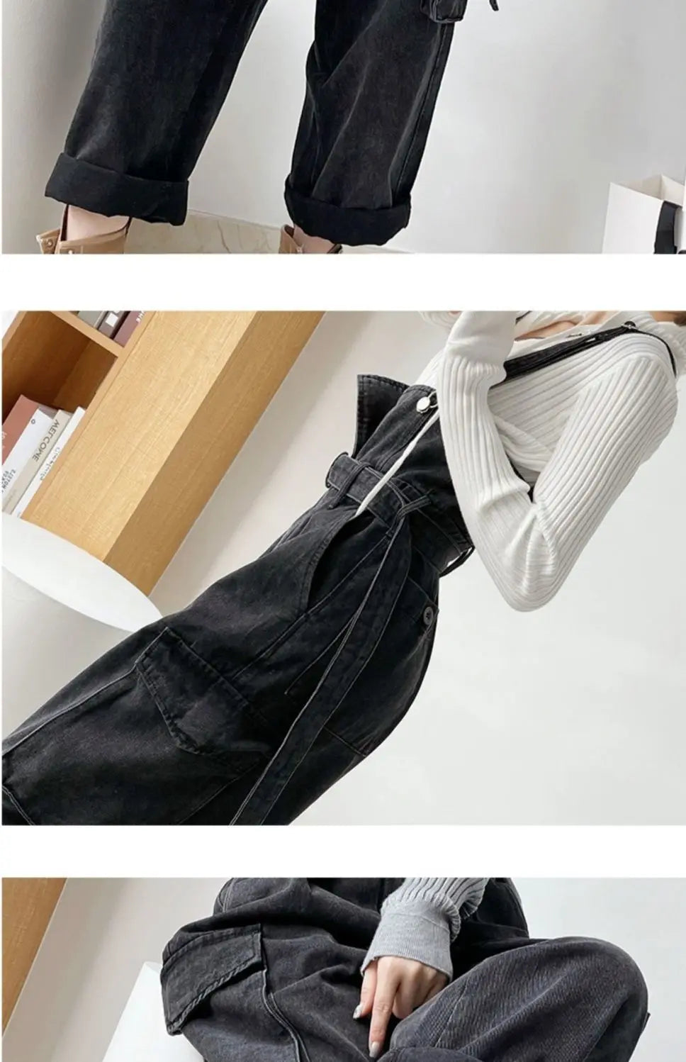 Jumpsuits Women Design Cool Autumn Simple All-match Belt Leisure Retro Korean Style Comfortable Classic Ladies Streetwear New