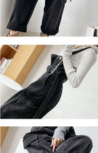 Jumpsuits Women Design Cool Autumn Simple All-match Belt Leisure Retro Korean Style Comfortable Classic Ladies Streetwear New
