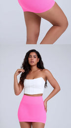 1Pcs Spring Summer New High Waist Elastic Business Women's Mini Skirt Black Slimming Knitted Half Body Skirt Professional Work