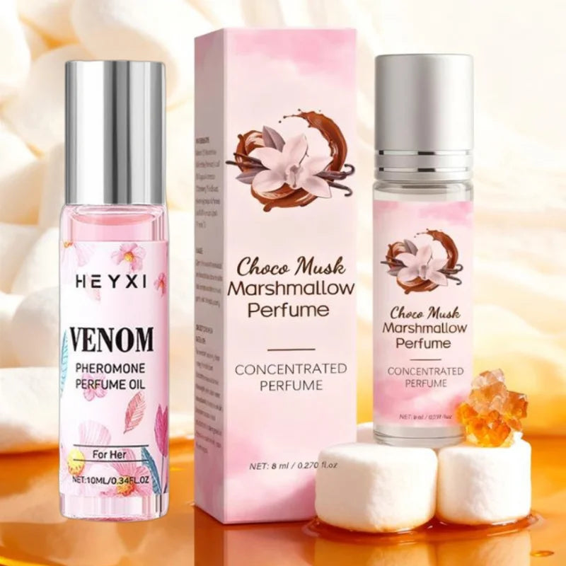 Chocolate Musk Roll-On Perfume - Long-Lasting Gourmand Scent