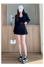 Pleated Mini Skirt with Shorts Women's High Waist A-Line Skater Skort White Black Pink Sporty School Uniform New Fashion HotSale