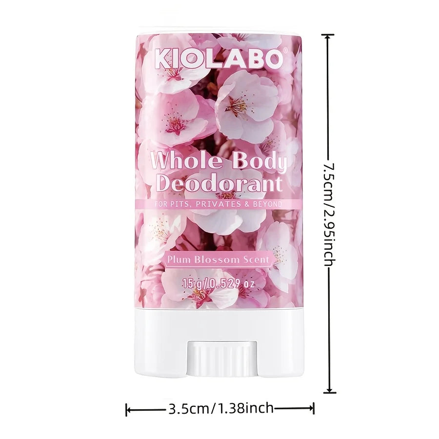 15 grams of deodorizing body cream. Fresh aroma controls odor, avoiding awkwardness, refreshing and non greasy, portable travel