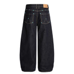 Retro Men's Loose-fit Bootcut Jeans
