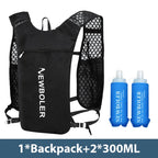 Outdoor Trail Running Ultralight Backpack Hydration Jogging Vest Breathable Marathon Running Backpack with Water Bottle