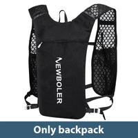Outdoor Trail Running Ultralight Backpack Hydration Jogging Vest Breathable Marathon Running Backpack with Water Bottle