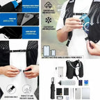 Running Hydration Vest for Men Women, Water Resistant Breathable Backpack for Hiking Cycling Trail Marathons